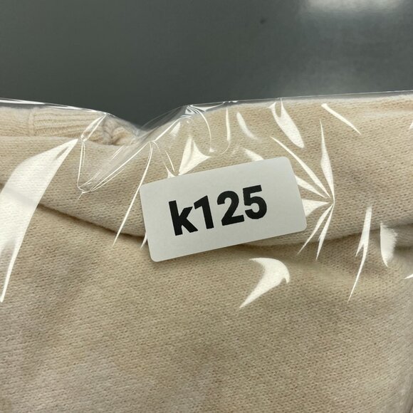 NWOT Lucky Brand Women's XL Cream V-Neck Sweater Relaxed Fit Soft Knit - Picture 10 of 10